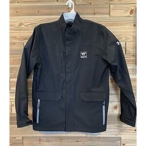 UNDER ARMOUR VIRGINIA TECH Full Zip Sport Outdoor Jacket Coat Men's Size L Loose